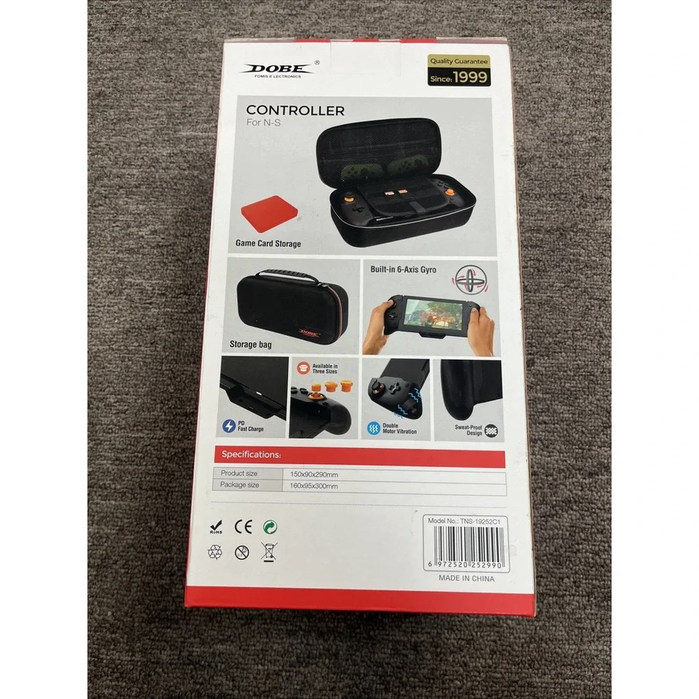 DOBE Nintendo Switch Game Console Grip Controller Pad for N-S TNS-19252 Bundle‎